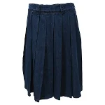 Blue Cotton Miu Miu Skirt