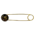 Gold Yellow Gold Fendi Brooch