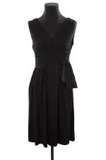 Black Fabric Paule Ka Dress