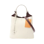 White Leather Tod's Handbag