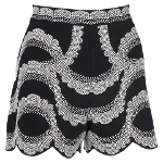 Black Fabric Alexander McQueen Shorts