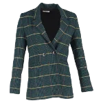 Green Polyester Anine Bing Blazer