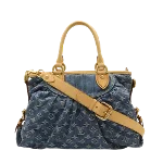 Blue Canvas Louis Vuitton Neo Cabby