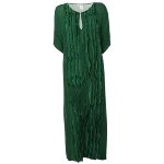 Green Silk Oscar de la Renta Dress