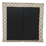 Black Silk Burberry Scarf