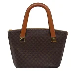 Brown Canvas Celine Handbag