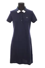 Blue Cotton Lacoste Dress