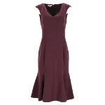 Burgundy Wool Michael Kors Dress