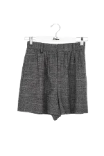 Grey Viscose Maje Shorts