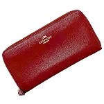 Red Leather Coach Wallet