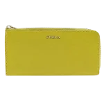 Yellow Leather Furla Wallet