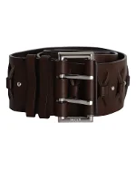 Brown Leather Emilio Pucci Belt