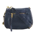 Navy Leather Marc Jacobs Shoulder Bag