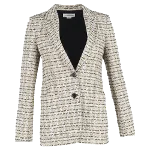 Beige Cotton Victoria Beckham Blazer