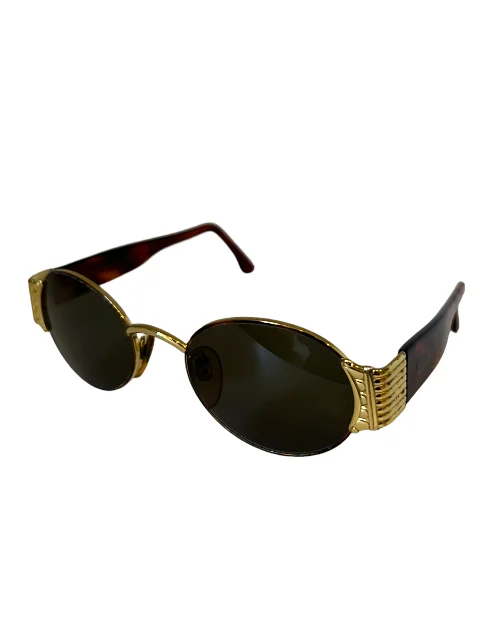 Gold Metal Fendi Sunglasses