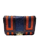 Blue Leather Anya Hindmarch Clutch