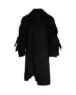 Black Cotton Comme des Garçons Coat