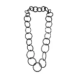 Black Plastic Miu Miu Necklace