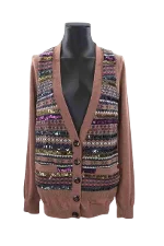 Brown Wool Marc Jacobs Cardigan