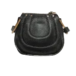 Black Leather Chloé Crossbody Bag