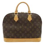 Brown Canvas Louis Vuitton Alma