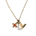 Gold Metal Louis Vuitton Necklace