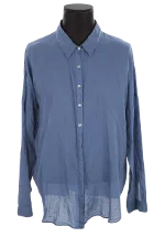 Blue Cotton Ba&sh Shirt