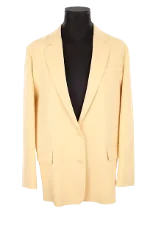 Yellow Fabric Maje Blazer