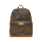 Brown Canvas Louis Vuitton Backpack