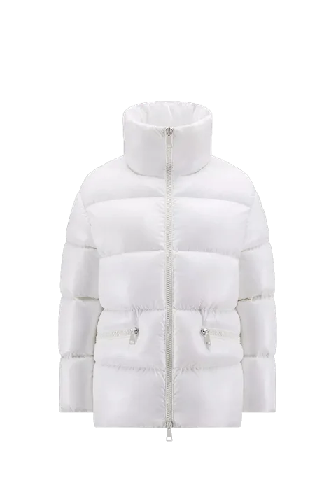 White Nylon Moncler Jacket