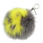 Grey Fur Fendi Charm