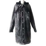 Black Cotton Dsquared2 Coat