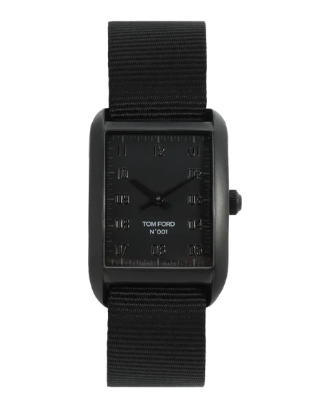 Black Stainless Steel Tom Ford Watch