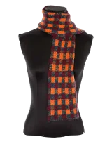 Orange Wool Miu Miu Scarf