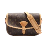 Brown Canvas Louis Vuitton Sologne