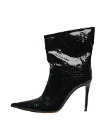 Black Leather Alexandre Vauthier Boots