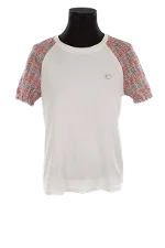 White Cotton Maje Top