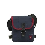 Blue Canvas Burberry Shoulder Bag