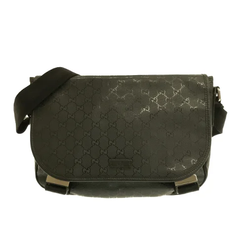 Black Plastic Gucci Crossbody Bag
