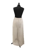 White Silk Brunello Cucinelli Skirt