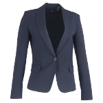 Navy Wool Theory Blazer