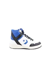 Blue Leather Converse Sneakers