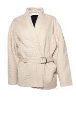 Beige Fabric IRO Coat