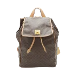 Brown Canvas Celine Backpack