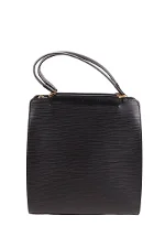 Black Leather Louis Vuitton Figari