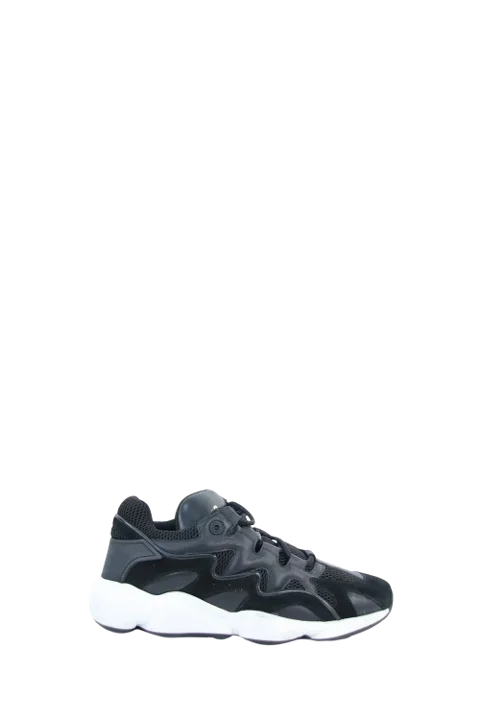 Black Leather Sandro Sneakers