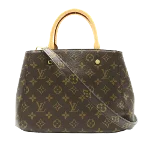 Brown Canvas Louis Vuitton Montaigne