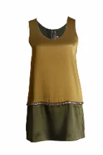 Green Silk Vera Wang Top