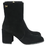 Black Suede Stuart Weitzman Boots