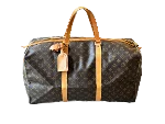 Brown Canvas Louis Vuitton Handbag